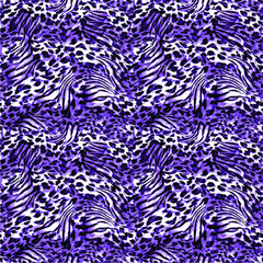 Seamless leopard pattern, animal print.