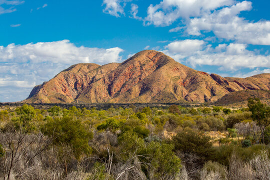 West MacDonnell Ranges View In Australia