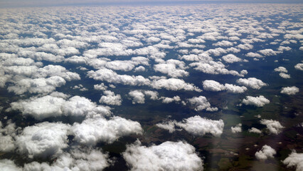 Aerial view.Kiev Region,Ukraine.Flight Almaty-Kiev.