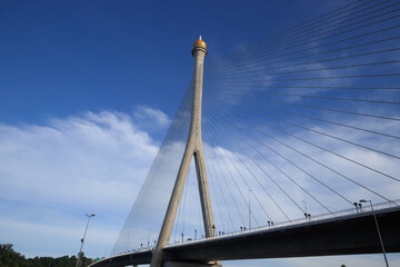 Fototapeta na wymiar Brunei bridge landmark
