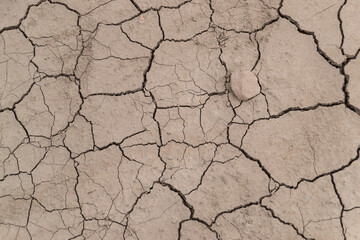 dry cracked earth, climate change