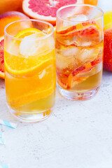 Summer citrus drinks