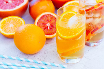Summer citrus drinks
