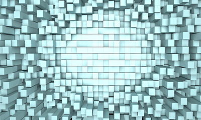 abstract background made of cubes