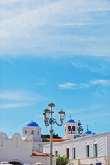 Architectural details on ancient streets of Kos Island in Greece, travel and sightseeing