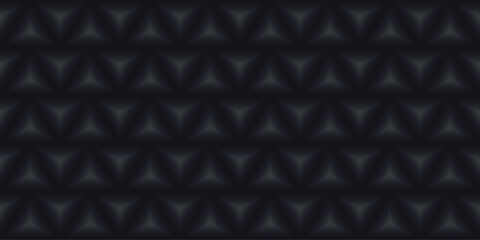 Dark Black Seamless Abstract Pattern Vector Illustration