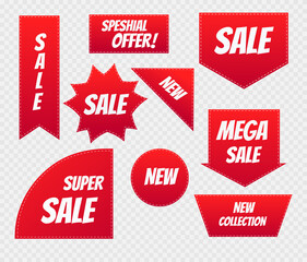Price tags vector collection. 
