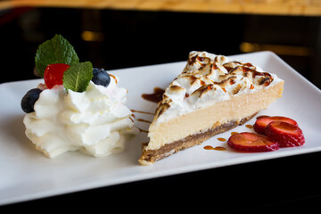 Delicious lemon pie