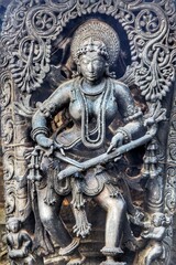 Fototapeta na wymiar hindu sculpture from temples