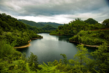 Fototapeta premium Embalse de Añarbe por listorreta, Errenteria