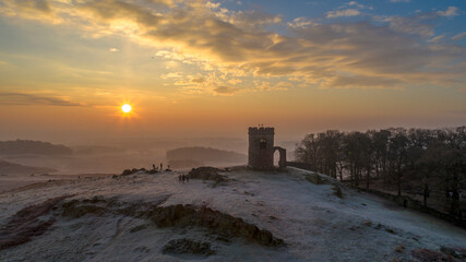 Sunrise at Old John in Bradgate Country Park