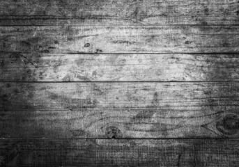 Obraz premium Old dark grunge wood background with knots and scratches. Wood plank texture of bark wood natural background.