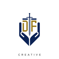df logo design vector 