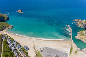 Portreath, Cornwall from the air