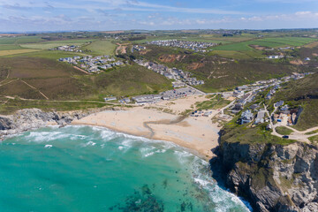 Porthtowan, Cornwall from the air