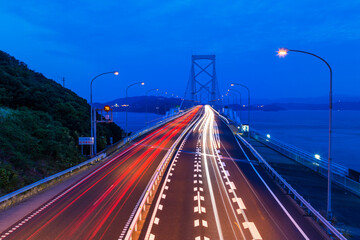 Onaruto bridge in Tokushima prefecture, Shikoku region, Japan.