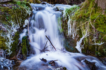 Small waterfall in Franconian Switzerland