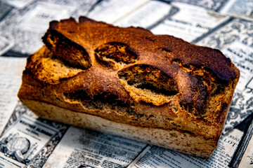 Pan de centeno con masa madre