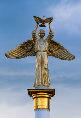 Abakan, Russia 06/15/2020: Sculpture 