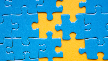 blue puzzle pieces.  blue puzzle