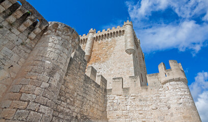 Castle of Pe&ntilde;afiel, Valladolid (Spain).