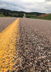 Fototapeta premium road in the hills 