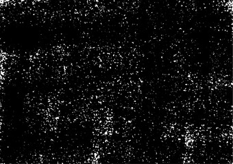 Grunge abstract black-white texture. Vector