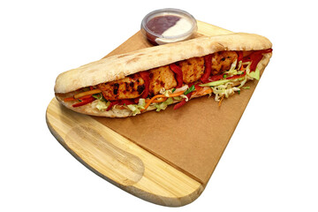 Gyro pita, shawarma, take away, street food