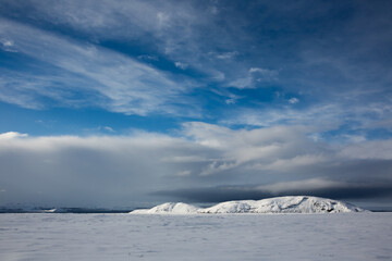 Island im Winter