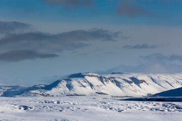 Island im Winter