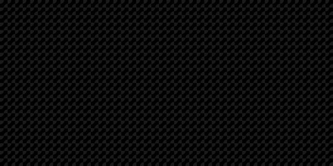 Dark Black Geometric Seamless Abstract Vector Illustration Pattern