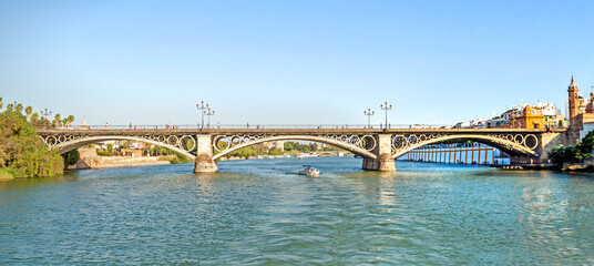 Triana bridge. Seville, Spain.