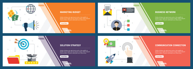 Marketing budget, business network, solution strategy, communication connection.