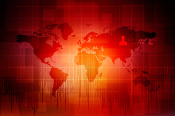 Obraz premium 2d rendering Stock market online business concept. business Graph 