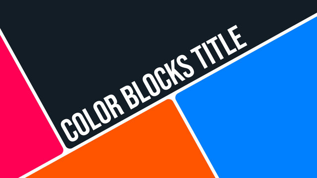 Color Blocks Title
