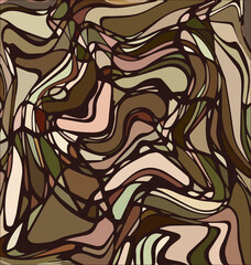 colored background image abstract ornament lines beige and brown