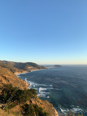 Sunset at Pacific Coast Highway at southern California