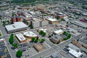 Fototapeta premium Downtown Pueblo, Colorado during Summer