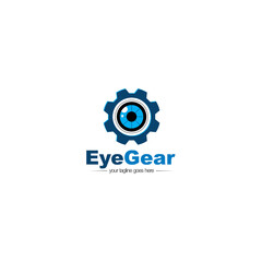 eye gear logo design concept