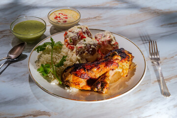 Colombian Potatoes Rice Chicken