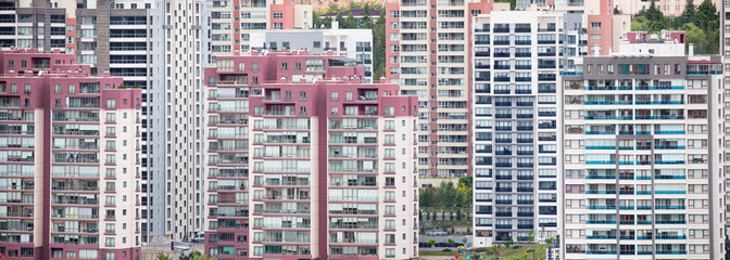 Residential apartment modern housing - A housing complex near Konutkent Station - Ankara , Turkey