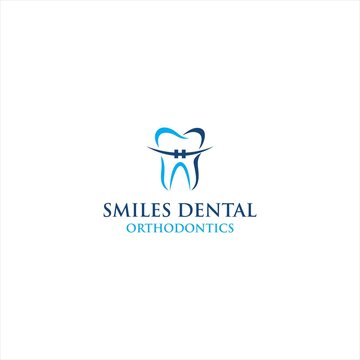 Dental Care Creative Concept Logo Design Template