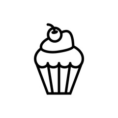 cupcake icon design vector template