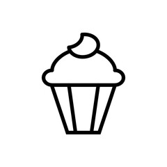 cupcake icon design vector template