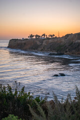 Sunset over the Pacific Ocean in Rancho Palos Verdes 