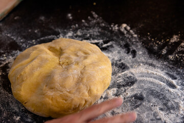 Home baking mushroom pastries
