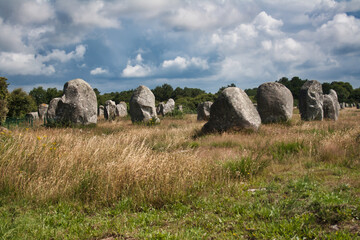 Menhiry w Carnac, Francja