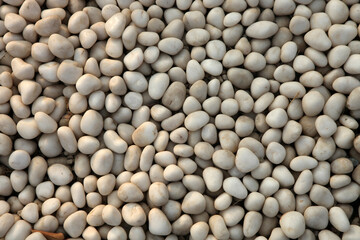 white pebble stones background
