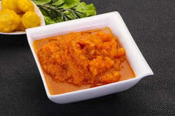 Zucchini squash caviar
