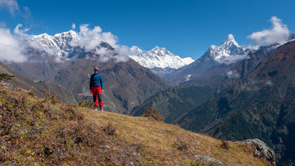 Fototapeta na wymiar Khumbu Valley, Nepal